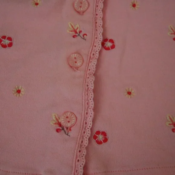 First Impressions, 0-3M Infant Baby, 100% Cotton Pink Set - Picture 8 of 13